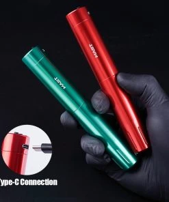 HYVE Beauty Mast Nano Wireless PMU & Tattoo Machine - Red Machines & Needles