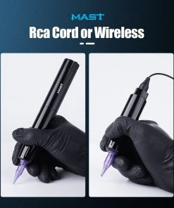 HYVE Beauty Mast Nano Wireless PMU & Tattoo Machine - Red Machines & Needles