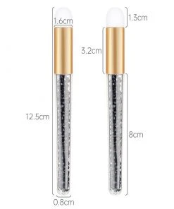 HYVE Beauty Shiny Crystal Lash & Brow Cleansing Brushes