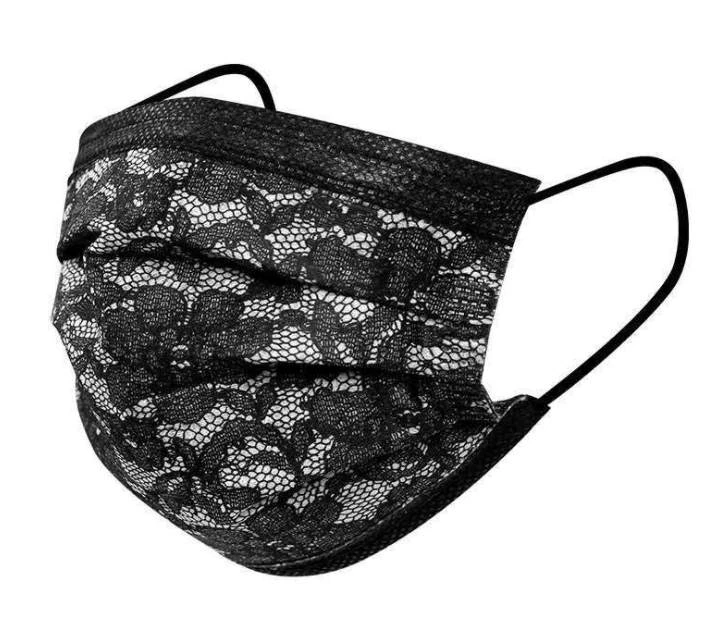 HYVE Beauty Disposable Face Masks - Black Beauty - 50 Pack Accessories & Training Tools