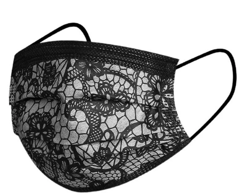 HYVE Beauty Disposable Face Masks - Black Belle - 50 Pack