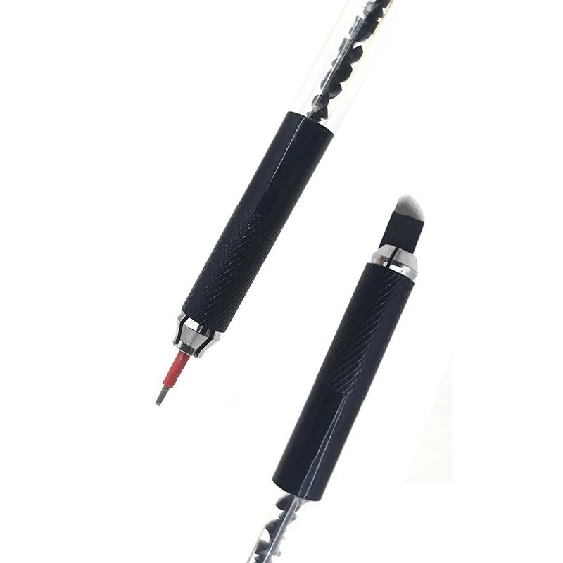 HYVE Beauty Black Double Ended Microblading Hand Tool - Black Crystal