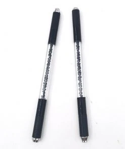 HYVE Beauty Black Double Ended Microblading Hand Tool - Black Crystal