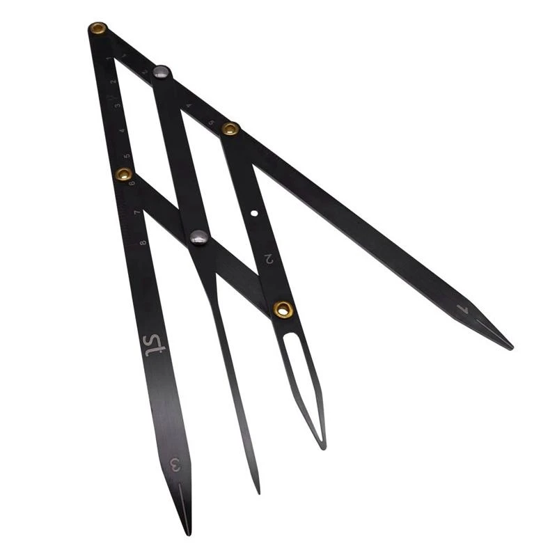 HYVE Beauty Golden Ratio Calipers - Black Metal Accessories & Training Tools