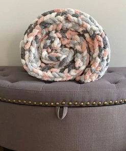 Chunky Knit Weighted Blanket By Creative Force Handmade