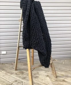 Handmade Chunky Knit Weighted Blanket By Creative Force