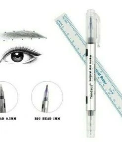 HYVE Beauty Double Ended Surgical Marker And Flexi-Ruler Combo Pack Accessories & Training Tools