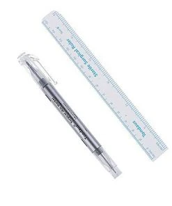 HYVE Beauty Double Ended Surgical Marker And Flexi-Ruler Combo Pack Accessories & Training Tools
