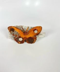 Bejeweled Gemstone Butterfly Magnet With Jasper M-519 Handmade