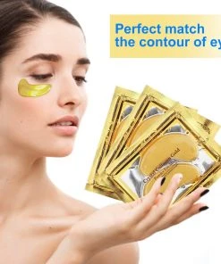 HYVE Beauty Crystal Gold Collagen Hydrating - Eye Mask - 5 Pack