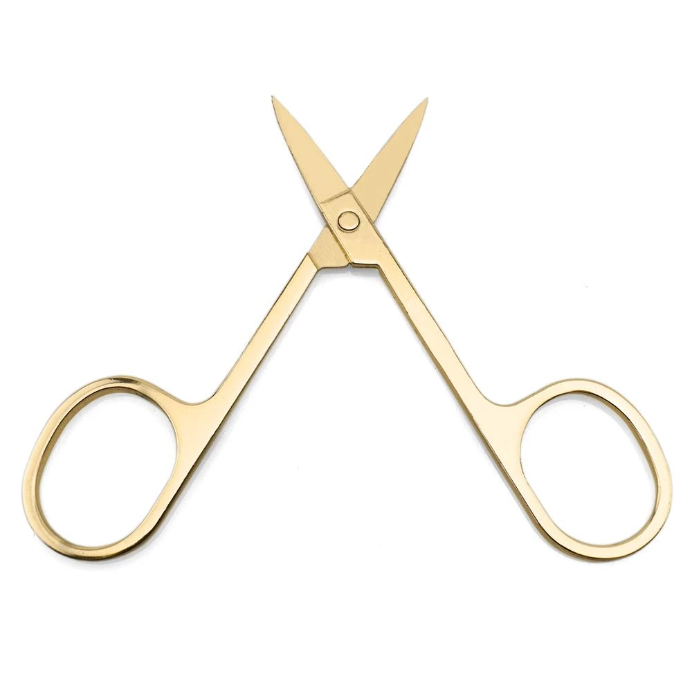 HYVE Beauty Gold Stainless Steel Scissors Accessories & Training Tools