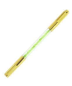 HYVE Beauty Gold Double Ended Microblading Hand Tool - Green Crystal New Products