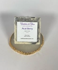 Bejeweled Handcrafted Acai Berry Soap Handmade