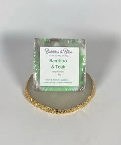 HYVE Beauty Handmade Handcrafted Bamboo & Teak Soap