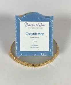 Bejeweled Handmade Handcrafted Coastal Mist Soap