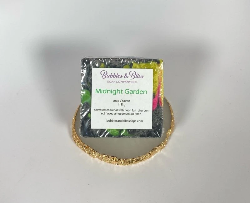 Bejeweled Handmade Handcrafted Midnight Garden Soap
