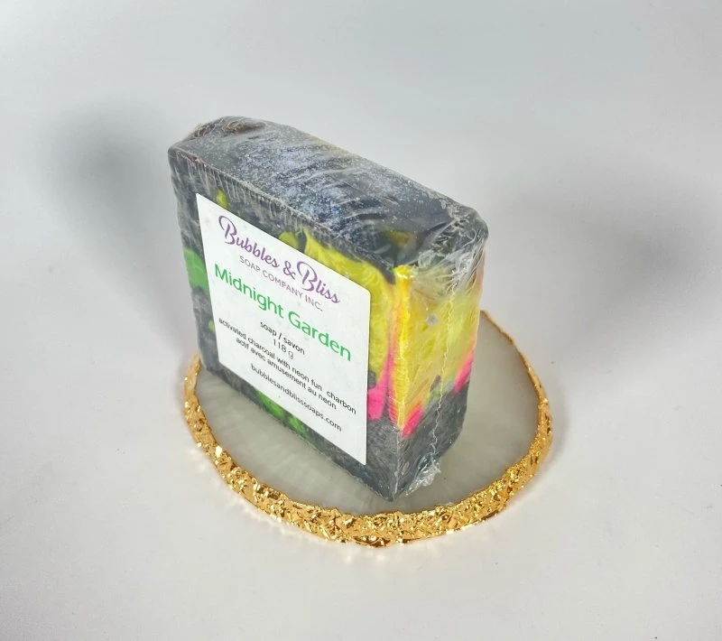 Bejeweled Handmade Handcrafted Midnight Garden Soap