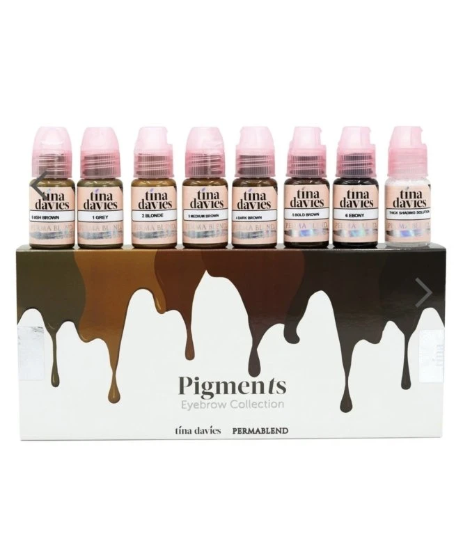 Ink & Pigment Tina Davies X Perma Blend - I ❤️ Ink Brow Collection