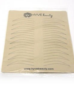 HYVE Beauty Inkless Eyebrow Practice Skin - Double Sided - Ombre