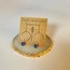 Bejeweled Kyanite & Silver Earrings B-107 Handmade