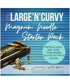 Ultimate Tattoo Supply Kwadron X Jody Stoski LARGE'N'CURVY Curved Magnum Needle Starter Pack Paramedical Kits