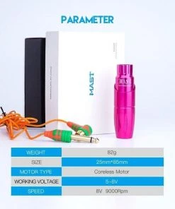 Dragon Hawk New Products Mast Tour PMU Tattoo Machine - Red