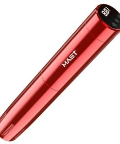HYVE Beauty Mast Nano Wireless PMU & Tattoo Machine - Red Machines & Needles