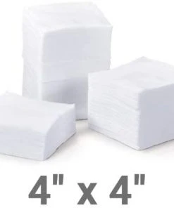 HYVE Beauty Gauze 4x4 4ply Non - Woven 200/pkg Accessories & Training Tools