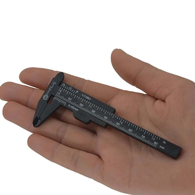 HYVE Beauty Accessories & Training Tools Mini Vernier Brow Caliper - Black