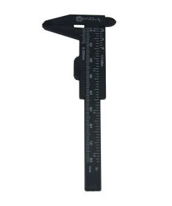 HYVE Beauty Accessories & Training Tools Mini Vernier Brow Caliper - Black