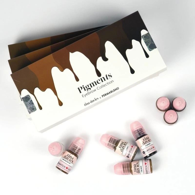 Ink & Pigment Tina Davies X Perma Blend - I ❤️ Ink Brow Collection