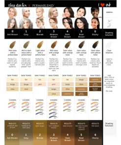 Ink & Pigment Tina Davies X Perma Blend - I ❤️ Ink Brow Collection