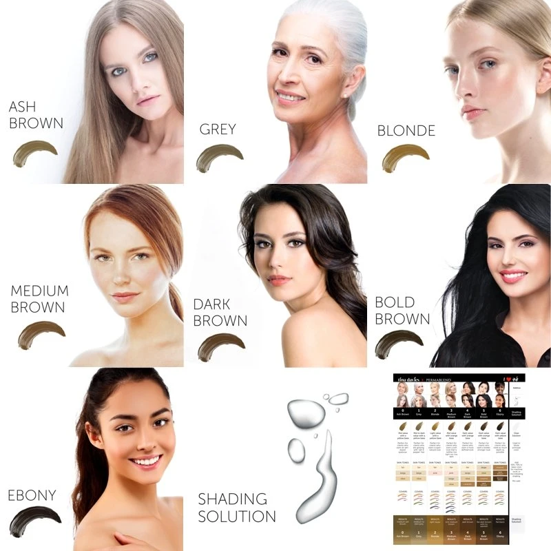 Ink & Pigment Tina Davies X Perma Blend - I ❤️ Ink Brow Collection