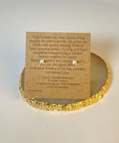 Bejeweled Red Crystal Stud Earrings B-117 Handmade