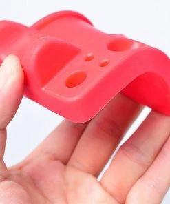 HYVE Beauty Silicone Pigment Cup & Hand Tool Holder - POPPY RED