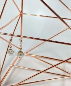 Bejeweled Swarovski Crystal Earrings B-144 Handmade