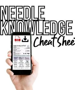 HYVE Beauty Needle Knowledge Cheat Sheet - PDF Download