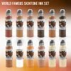 World Famous Tattoo Ink Set - World Famous Skintone Ink