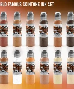 World Famous Tattoo Ink Set - World Famous Skintone Ink